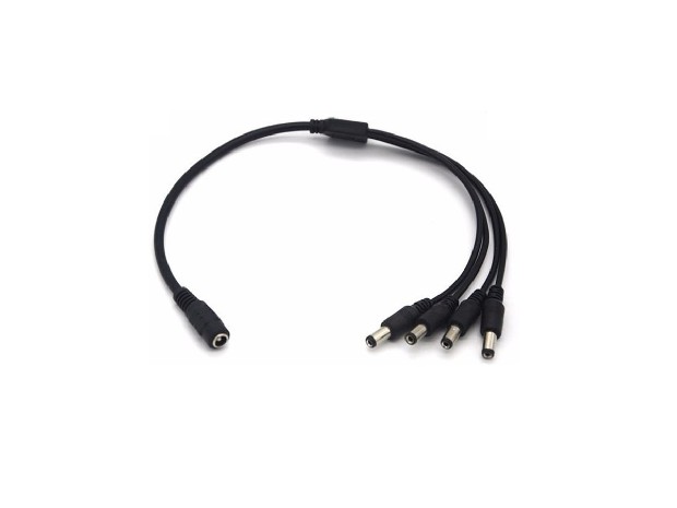 &ua CABLE PULPO CORRIENTE 1 HEMBRA A 4 MACHOS XC-KD124